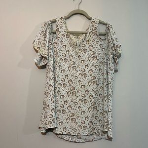 Dust Blue Cheetah Top